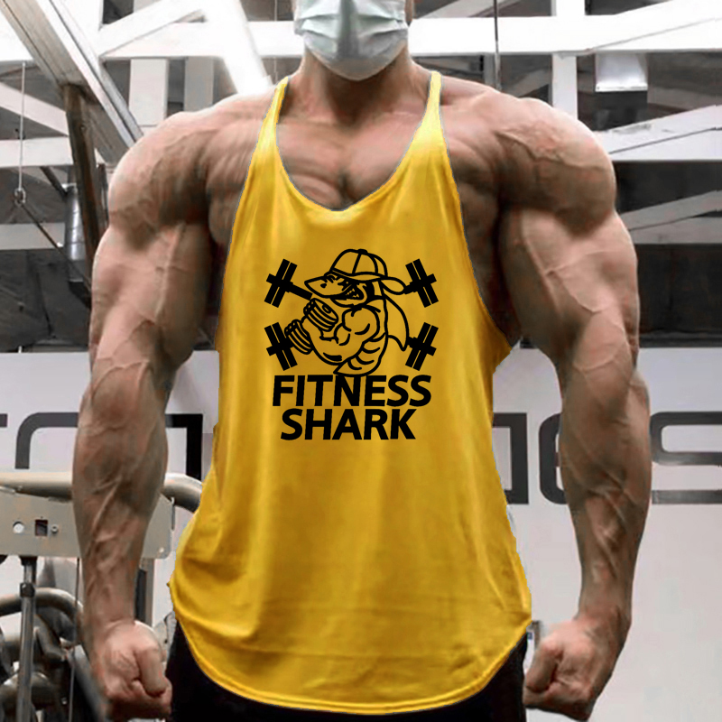 Sleeveless Undershirt - メンズコットンランニングベスト ジムフィットネスタンクトップ ノースリーブワークアウトマッスルシャツ 通気性のあるサマースポーツトレーニングボディビルディングTシャツ