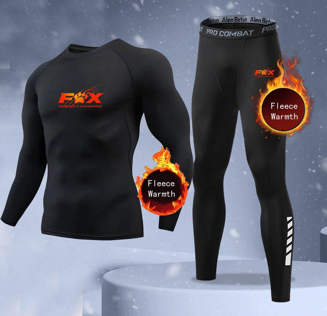 新作2ピース冬用保温メンズ下着セット フリースサーマルアンダ - Thermal Long John のレビューと価格