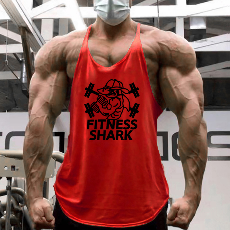 メンズコットンランニングベスト ジムフィットネスタンクトップ - Sleeveless Undershirt のレビューと価格