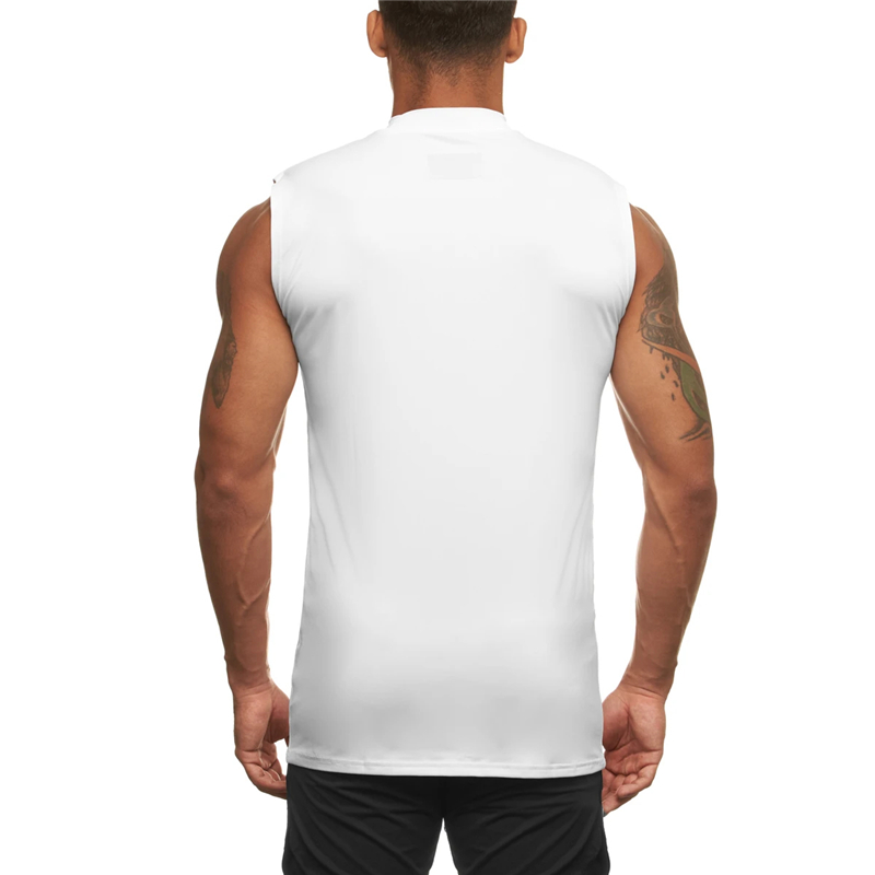 夏メンズドライコンプレッションベストタイトな服ジムワークアウ - Sleeveless Undershirt のレビューと価格