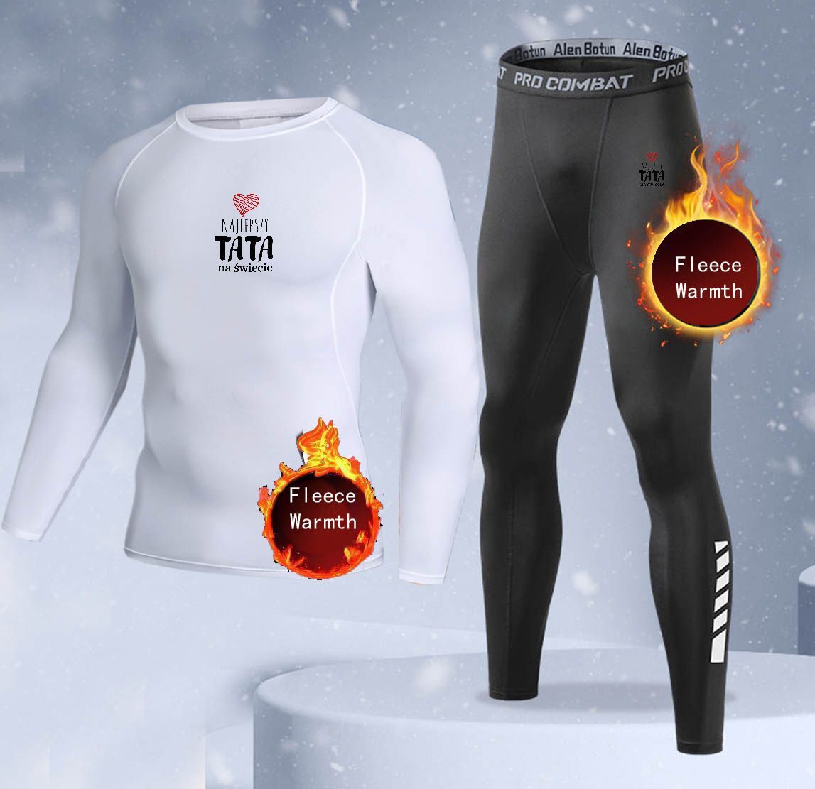 新作2ピース冬用保温メンズ下着セット フリースサーマルアンダ - Thermal Long John のレビューと価格