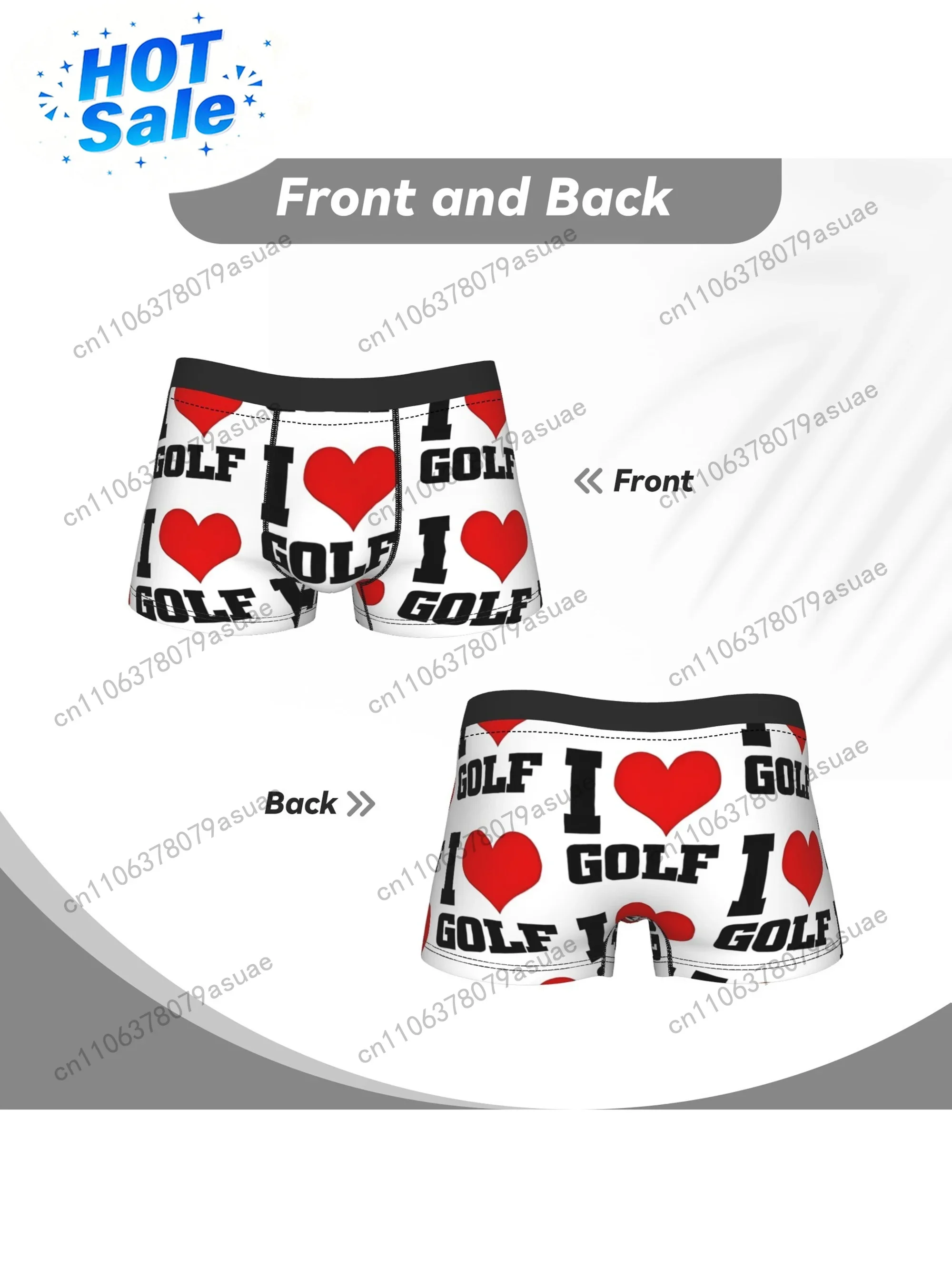 1pc メンズゴルフ下着 - 通気性のあるボクサーブリーフ/ - Quick Dry Underwear のレビューと価格