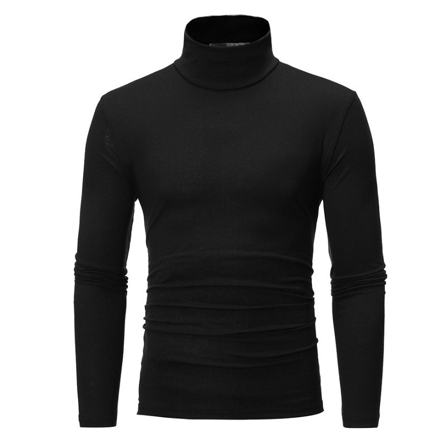2025秋冬メンズハイネックTシャツスリムフィットファッショ - T Shirt Tight Fit のレビューと価格